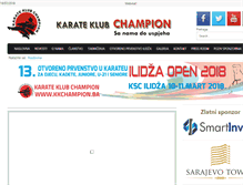 Tablet Screenshot of kkchampion.ba